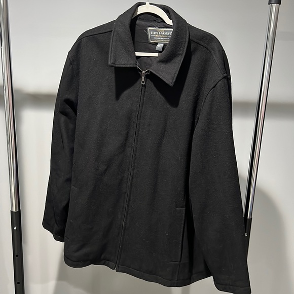 Steve and Barry Wool Zip up coat Size XXL - Picture 1 of 3